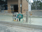 Fluoride Dosing System Tanker Unloading Driveway